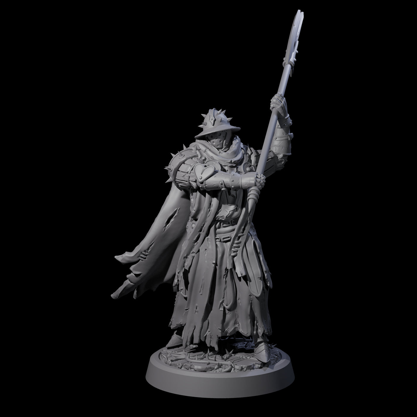 Four Grimdark Town Guardsmen Miniature for Dungeons and Dragons, Pathfinder or other TTRPGs
