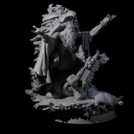 Four Growing Fungus Cultists Miniature for Dungeons and Dragons, Pathfinder or other TTRPGs