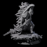 Four Growing Fungus Cultists Miniature for Dungeons and Dragons, Pathfinder or other TTRPGs