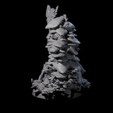 Four Growing Fungus Cultists Miniature for Dungeons and Dragons, Pathfinder or other TTRPGs