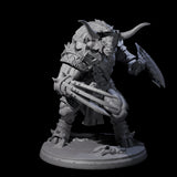 Four Grusome Minotaurs Miniature for Dungeons and Dragons, Pathfinder or other TTRPGs