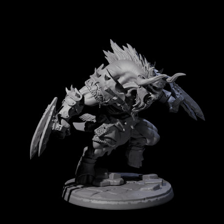Four Grusome Minotaurs Miniature for Dungeons and Dragons, Pathfinder or other TTRPGs