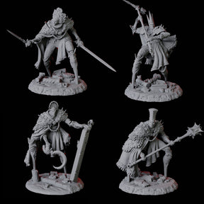 Four Guard Alchemical Golems Miniature for Dungeons and Dragons, Pathfinder or other TTRPGs