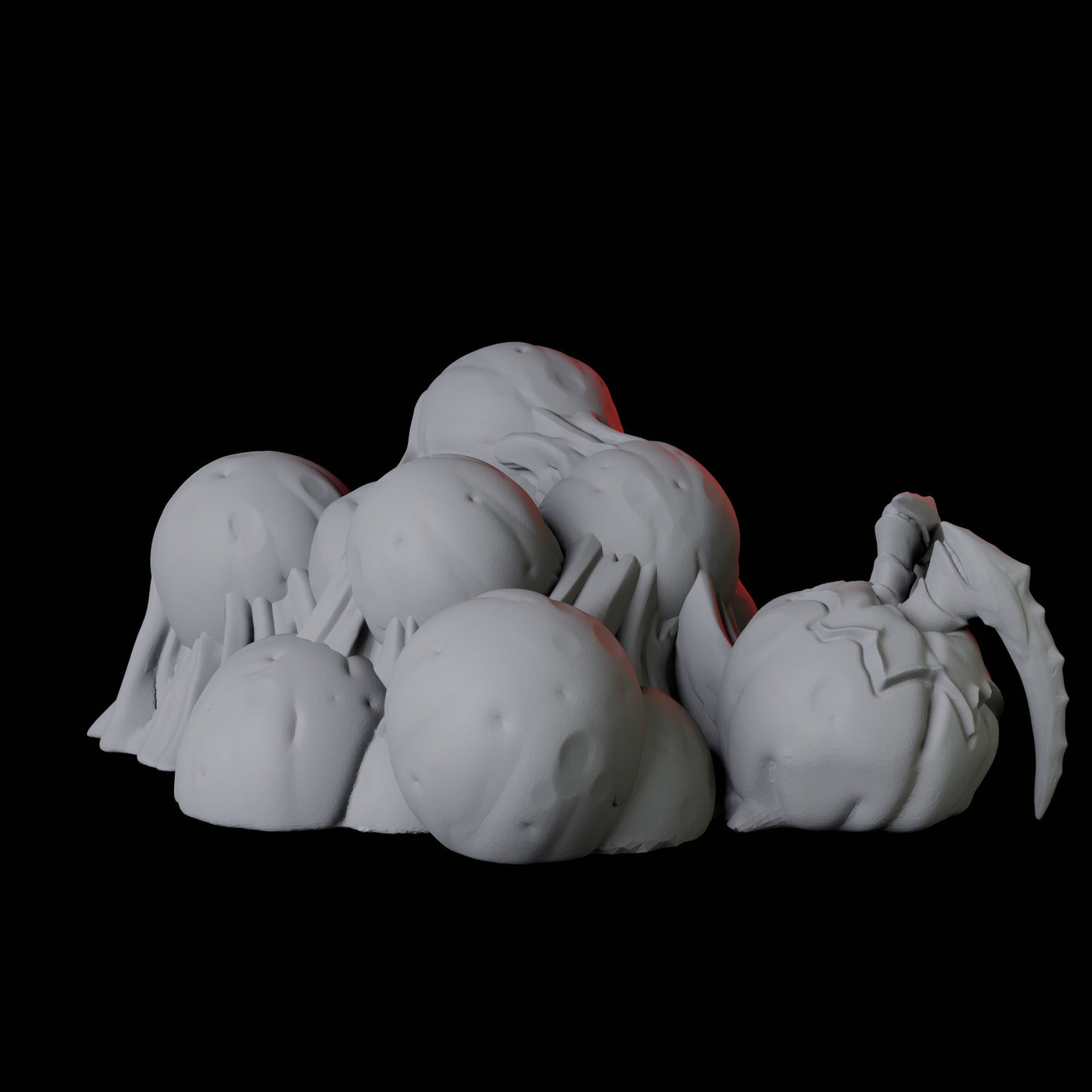 Four Hatching Eggs Miniature for Dungeons and Dragons, Pathfinder or other TTRPGs