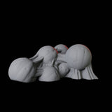 Four Hatching Eggs Miniature for Dungeons and Dragons, Pathfinder or other TTRPGs