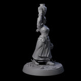 Four Honest Village Women Miniature for Dungeons and Dragons, Pathfinder or other TTRPGs