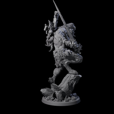 Four Howling Lycans Miniature for Dungeons and Dragons, Pathfinder or other TTRPGs