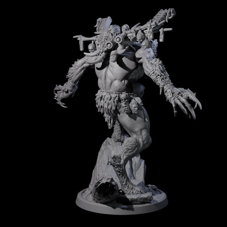 Four Howling Lycans Miniature for Dungeons and Dragons, Pathfinder or other TTRPGs