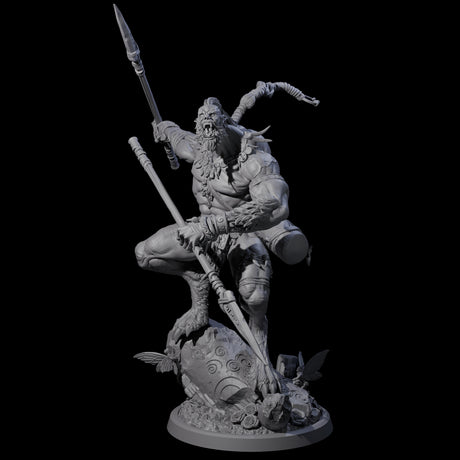 Four Howling Lycans Miniature for Dungeons and Dragons, Pathfinder or other TTRPGs