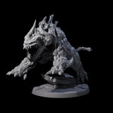 Four Hulking Hellhounds Miniature for Dungeons and Dragons, Pathfinder or other TTRPGs