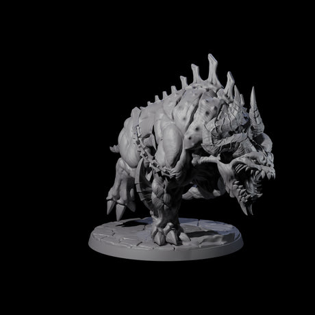 Four Hulking Hellhounds Miniature for Dungeons and Dragons, Pathfinder or other TTRPGs