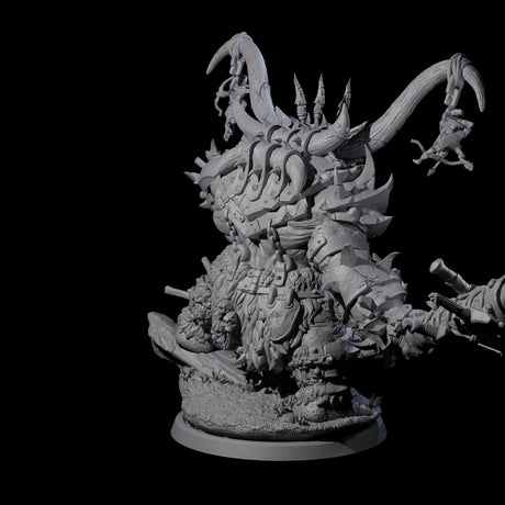 Four Hulking Ogre Juggernauts Miniature for Dungeons and Dragons, Pathfinder or other TTRPGs