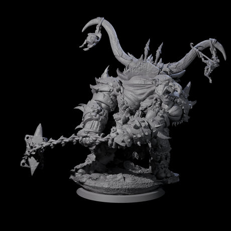 Four Hulking Ogre Juggernauts Miniature for Dungeons and Dragons, Pathfinder or other TTRPGs
