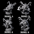 Four Hulking Ogre Juggernauts Miniature for Dungeons and Dragons, Pathfinder or other TTRPGs