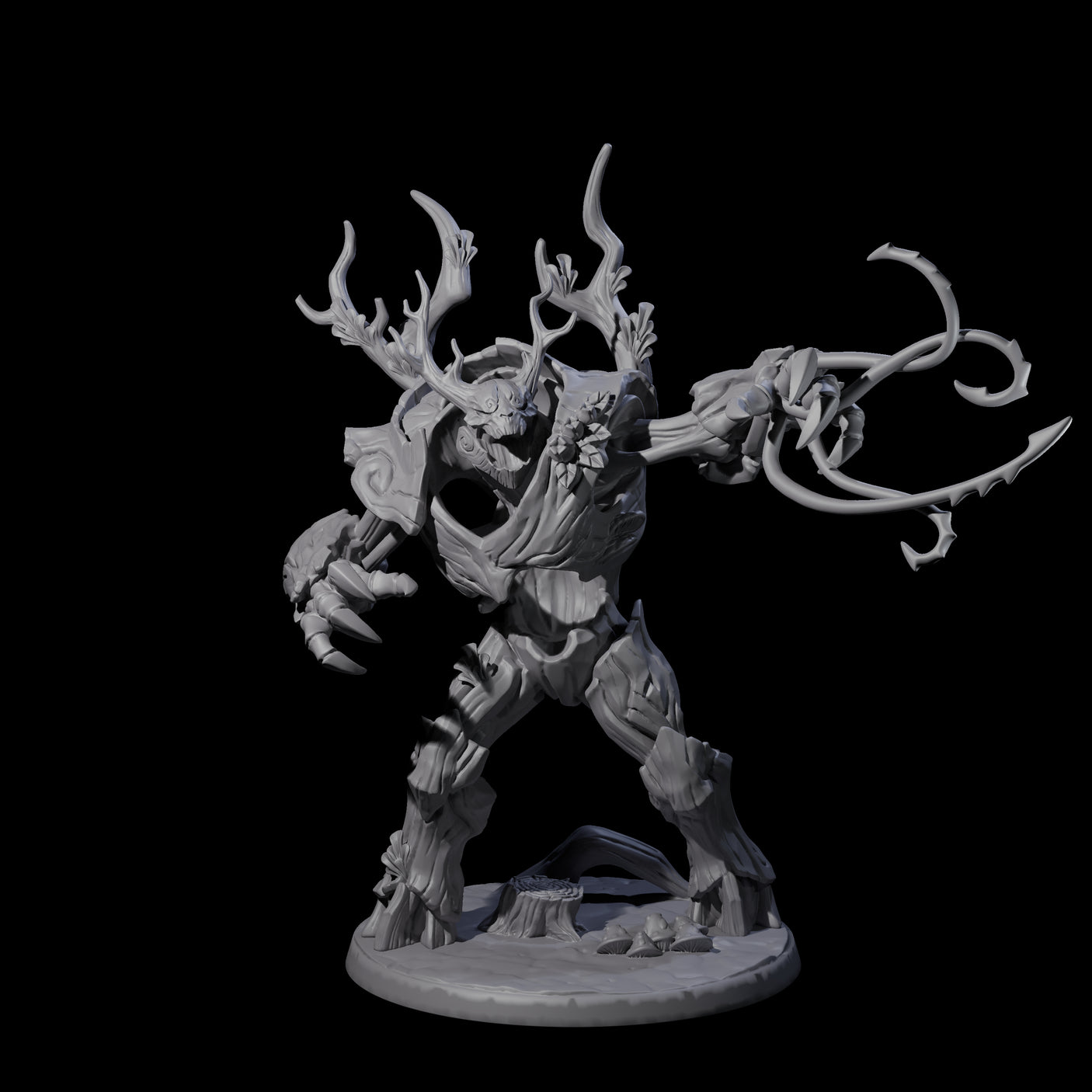 Four Hungry Gulthias Blights Miniature for Dungeons and Dragons, Pathfinder or other TTRPGs