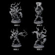 Four Hungry Gulthias Blights Miniature for Dungeons and Dragons, Pathfinder or other TTRPGs