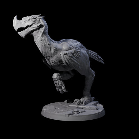Four Hunting Axe Beaks Miniature for Dungeons and Dragons, Pathfinder or other TTRPGs