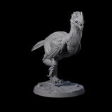 Four Hunting Axe Beaks Miniature for Dungeons and Dragons, Pathfinder or other TTRPGs