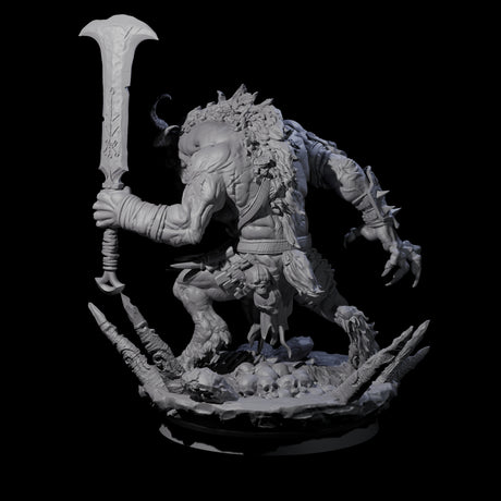 Four Hunting Balors Miniature for Dungeons and Dragons, Pathfinder or other TTRPGs