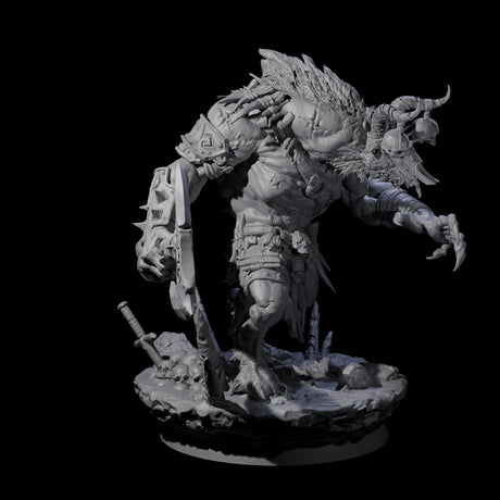 Four Hunting Balors Miniature for Dungeons and Dragons, Pathfinder or other TTRPGs