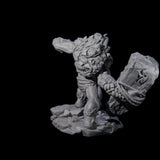 Four Hurling Ettins Miniature for Dungeons and Dragons, Pathfinder or other TTRPGs