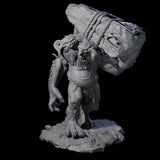 Four Hurling Ettins Miniature for Dungeons and Dragons, Pathfinder or other TTRPGs