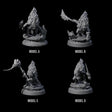 Four Infected Hive Thralls Miniature for Dungeons and Dragons, Pathfinder or other TTRPGs