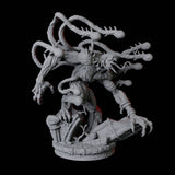 Four Infested Ghouls Miniature for Dungeons and Dragons, Pathfinder or other TTRPGs