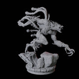 Four Infested Ghouls Miniature for Dungeons and Dragons, Pathfinder or other TTRPGs