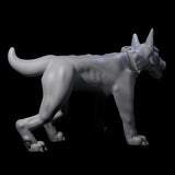 Four Inquisitive Dogs Miniature for Dungeons and Dragons, Pathfinder or other TTRPGs