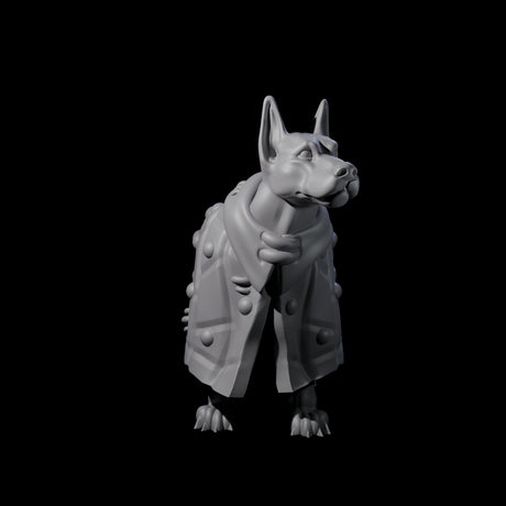 Four Inquisitive Dogs Miniature for Dungeons and Dragons, Pathfinder or other TTRPGs