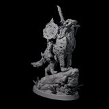 Four Ironclad Orc Warg Riders Miniature for Dungeons and Dragons, Pathfinder or other TTRPGs