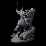 Four Ironclad Orc Warg Riders Miniature for Dungeons and Dragons, Pathfinder or other TTRPGs