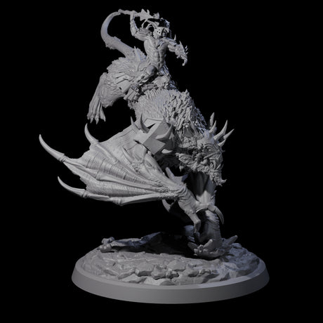 Four Kamikaze Werebat Riding Goblins Miniature for Dungeons and Dragons, Pathfinder or other TTRPGs