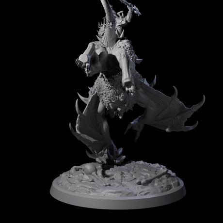 Four Kamikaze Werebat Riding Goblins Miniature for Dungeons and Dragons, Pathfinder or other TTRPGs
