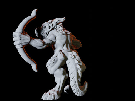 Four Kobold Archers Miniature for Dungeons and Dragons, Pathfinder or other TTRPGs