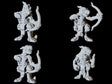 Four Kobold Archers Miniature for Dungeons and Dragons, Pathfinder or other TTRPGs