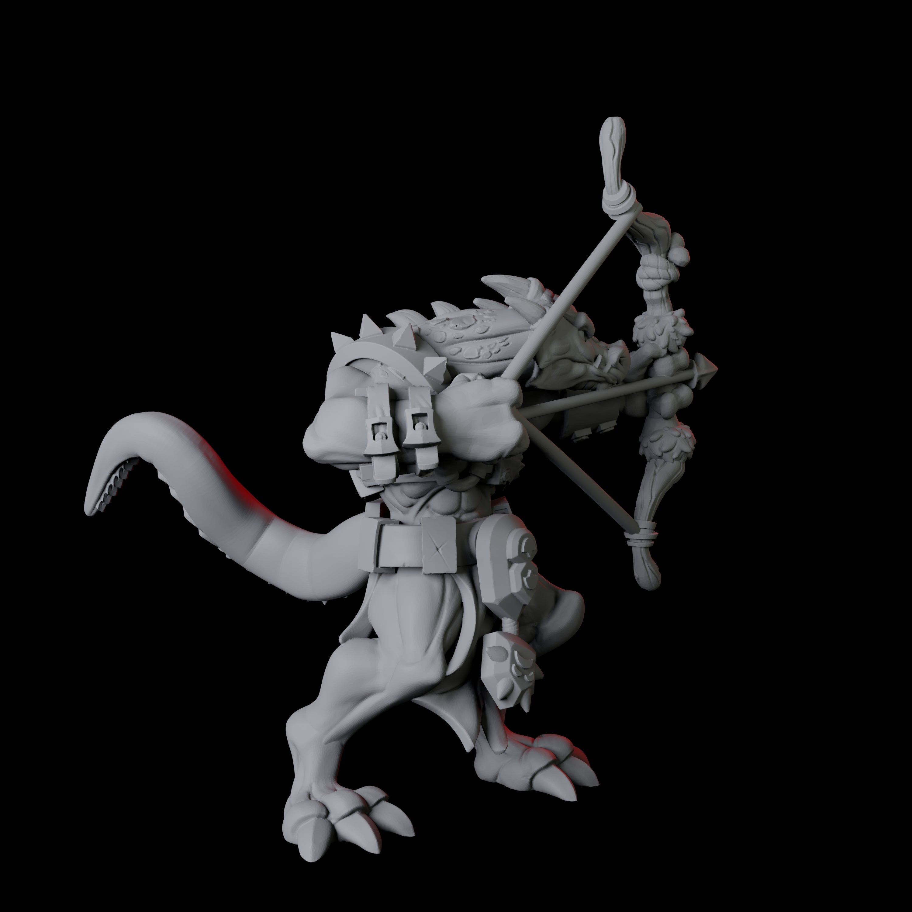 Four Kobold Rangers Miniature for Dungeons and Dragons, Pathfinder or other TTRPGs