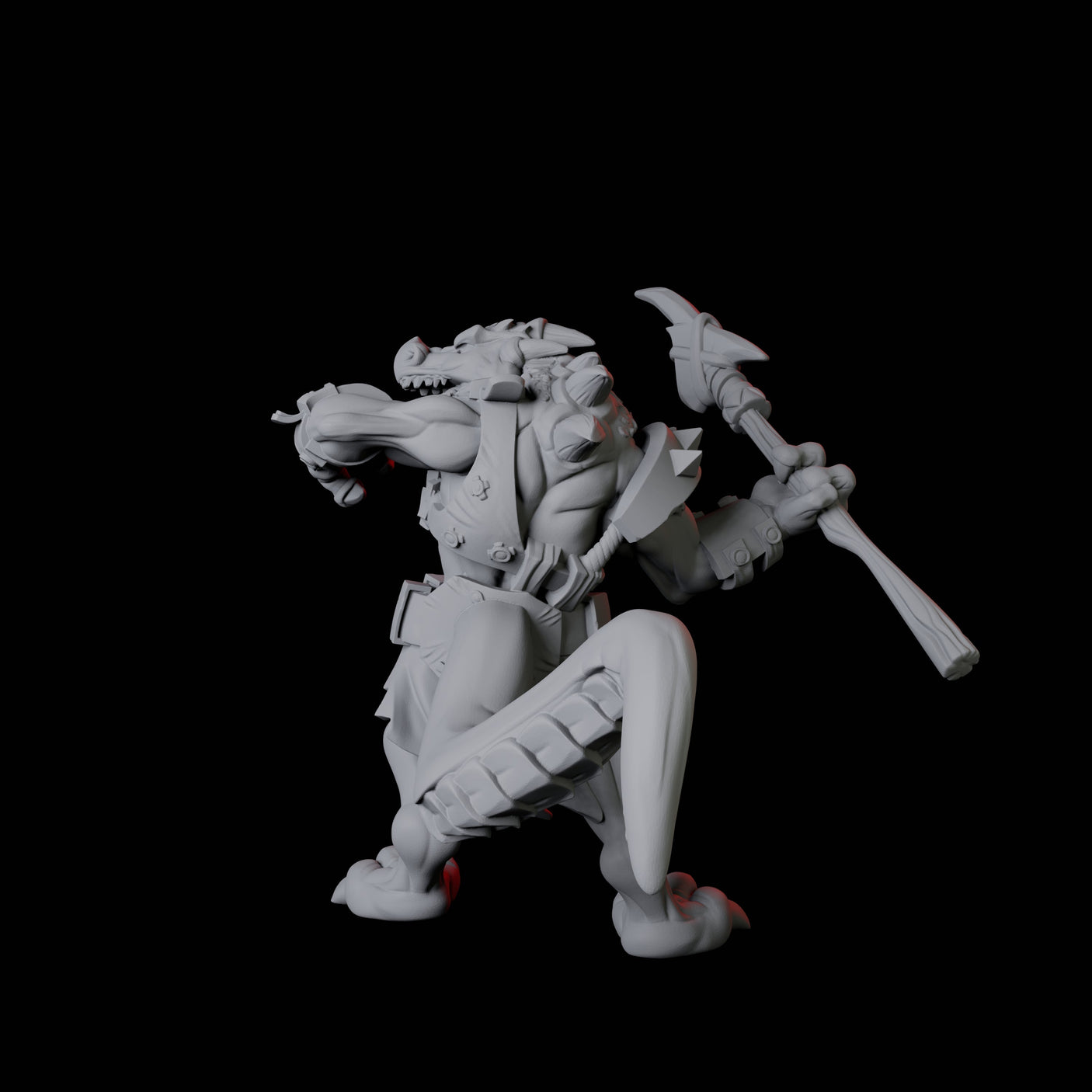 Four Kobold Rangers Miniature for Dungeons and Dragons, Pathfinder or other TTRPGs