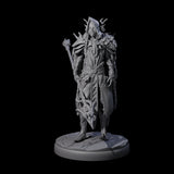 Four Leaping Dark Elf Underdark Guardians Miniature for Dungeons and Dragons, Pathfinder or other TTRPGs