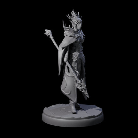 Four Leaping Dark Elf Underdark Guardians Miniature for Dungeons and Dragons, Pathfinder or other TTRPGs