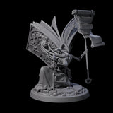 Four Librarians of the Dead Miniature for Dungeons and Dragons, Pathfinder or other TTRPGs