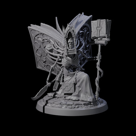 Four Librarians of the Dead Miniature for Dungeons and Dragons, Pathfinder or other TTRPGs