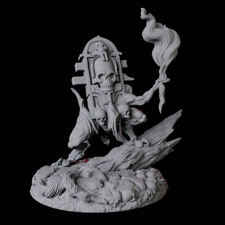 Four Living Gravestones Miniature for Dungeons and Dragons, Pathfinder or other TTRPGs