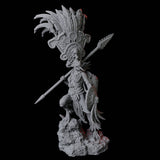 Four Lizardfolk Sundancers Miniature for Dungeons and Dragons, Pathfinder or other TTRPGs