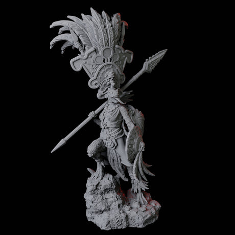 Four Lizardfolk Sundancers Miniature for Dungeons and Dragons, Pathfinder or other TTRPGs