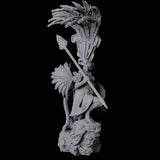 Four Lizardfolk Sundancers Miniature for Dungeons and Dragons, Pathfinder or other TTRPGs