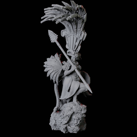Four Lizardfolk Sundancers Miniature for Dungeons and Dragons, Pathfinder or other TTRPGs