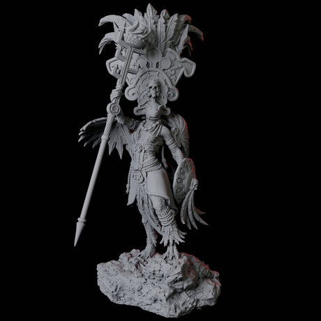 Four Lizardfolk Sundancers Miniature for Dungeons and Dragons, Pathfinder or other TTRPGs