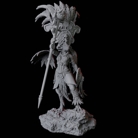 Four Lizardfolk Sundancers Miniature for Dungeons and Dragons, Pathfinder or other TTRPGs
